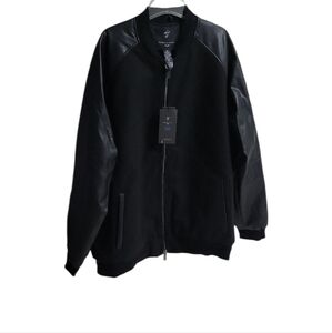 Shaquille O'neal XLG (Shaq) Men's Black Full Size Jacket 2XLT